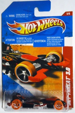 Amazon.com: 2011 Hot Wheels Jet Threat 3.0 Thrill Racers Volcano 5